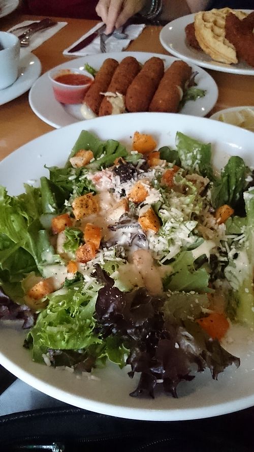 Vegan Ceasers salad  at Chef Reeky's in Chester