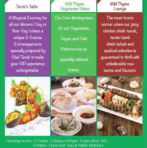 No Longer Pure Vegetarin  at Wild Thyme in Kowloon