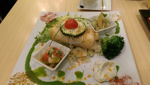 Burrito type thing  at Yerbabuena - Bordadores in Madrid