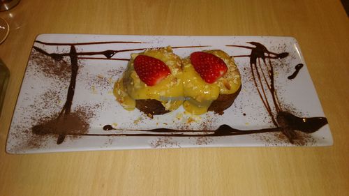 dessert at Yerbabuena - Bordadores in Madrid