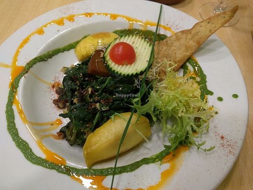 Spinach sautee Catalan style at Yerbabuena - Bordadores in Madrid