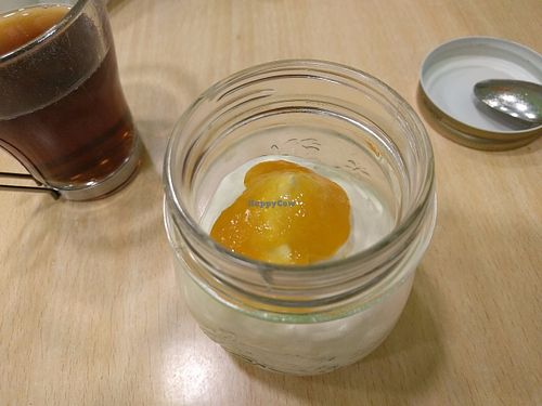 Mousse dessert at Yerbabuena - Bordadores in Madrid