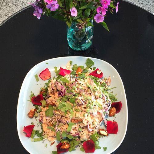 The kelp noodles at Gracias Madre Raw Food in Hamburg