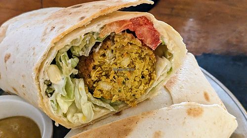 Falafel wrap at Gugar in Valletta