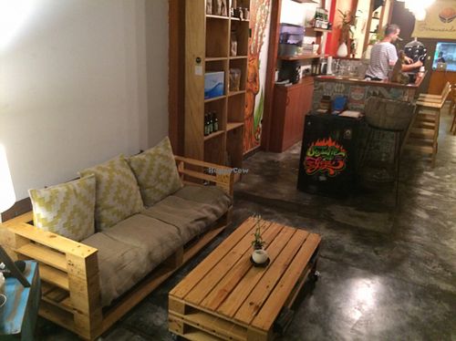 sitting area at Siembra in Lima