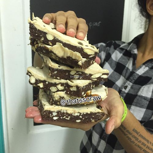 Peanut butter brownies  at That's So Raw in Jacksonville