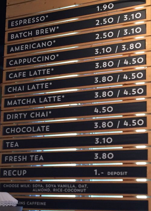 Hot drinks  at Lost Weekend in Munich