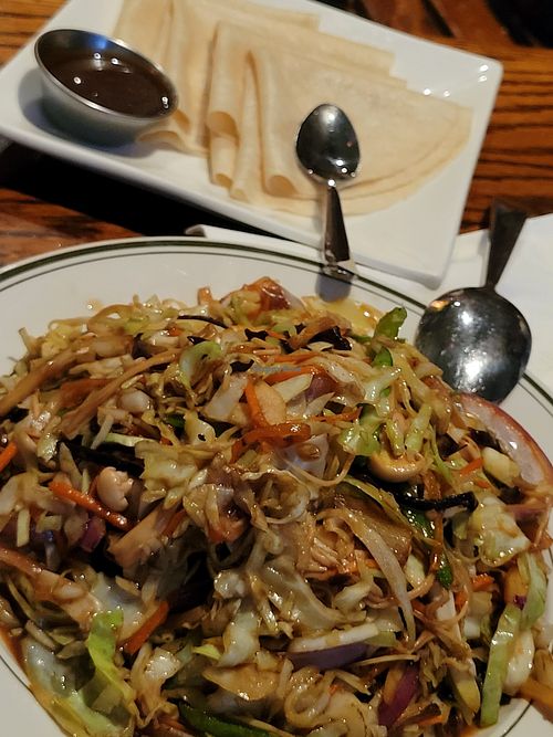 Moo shu at LuAnne's Wild Ginger in New York City