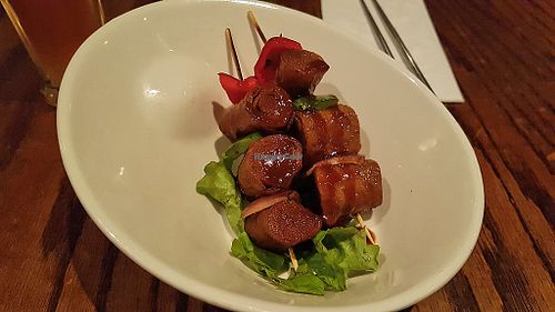 Seitan skewers at LuAnne's Wild Ginger in New York City