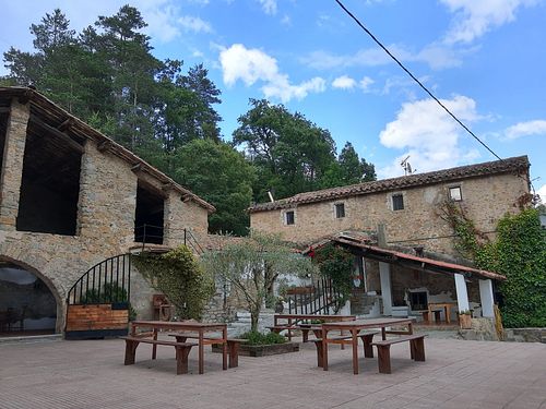 Outside at La Barricona in Ripoll