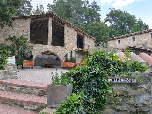 Outside at La Barricona in Ripoll