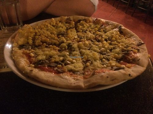 vegan pizza at Pizza Caesar in Bratislava