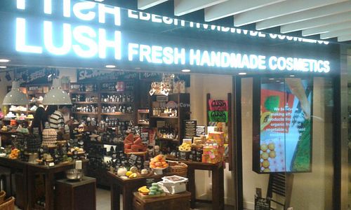 Shop front at LUSH - Shatin in New Territories
