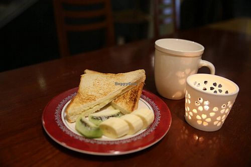 cheese toast at Mimi and Kelly's in Seoul