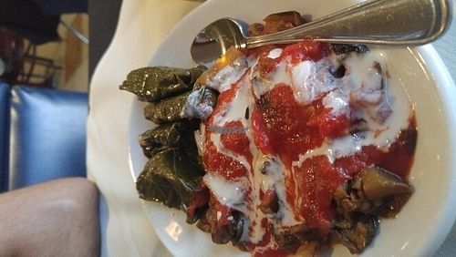 eggplant casserole and sarma at The Kasbah in Niagara Falls