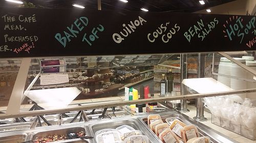 Salad bar at Raisin Rack Natural Food Market in Westerville