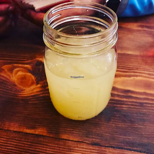 ginger soda  at Amazing Kale Burger in Evanston