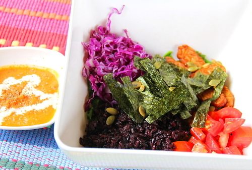 I think the name of this bowl was California. It was too small. at Karma Kafe in Koh Phangan