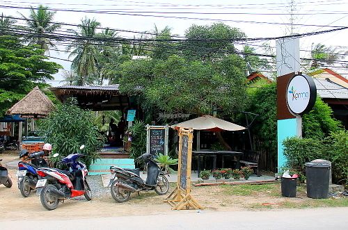 Karma from the road.  at Karma Kafe in Koh Phangan