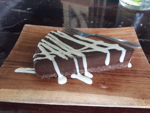 Amazing raw choc slice at Karma Kafe in Koh Phangan
