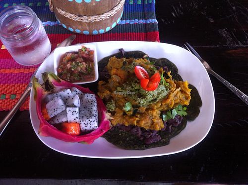 Karma Burrito - vegan and gluten free at Karma Kafe in Koh Phangan