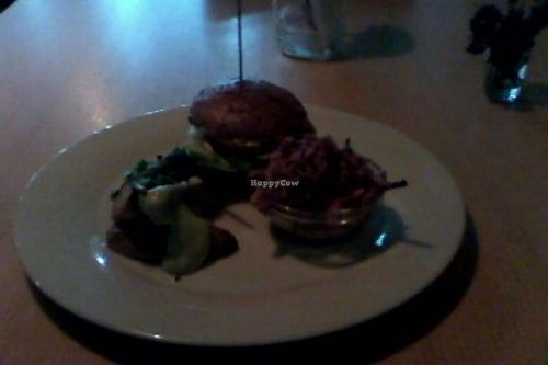 Beetroot burger at Plevel - Jindrisska in Prague