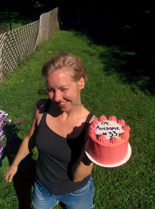 Birthday Cake at The Boombox Bakeshop in London