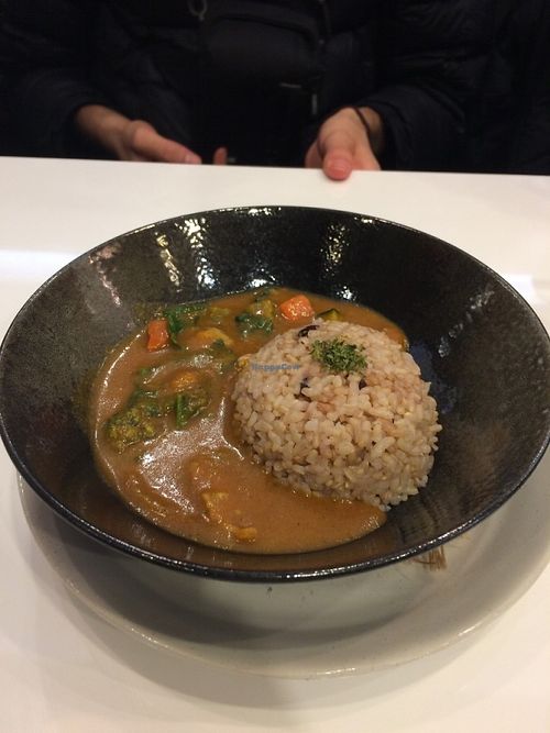 Curry at Maaru Organic Cafe in Himeji