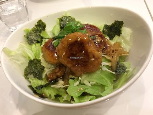 Teriyaki bowl at Maaru Organic Cafe in Himeji