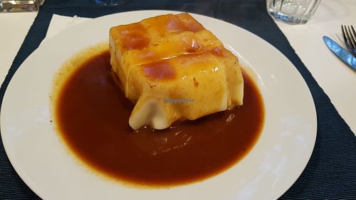 Francesinha at Lupin Restaurante Vegetariano in Porto
