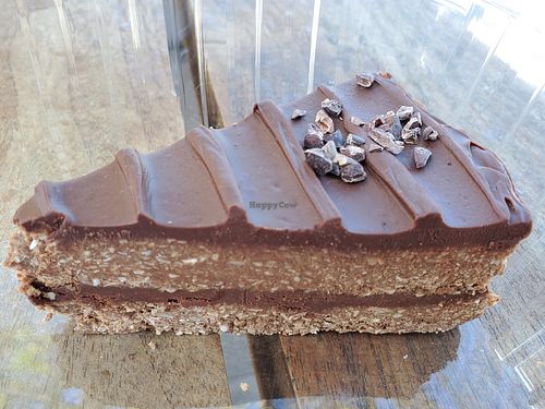 Chocolate cake at Make Out in Culver City