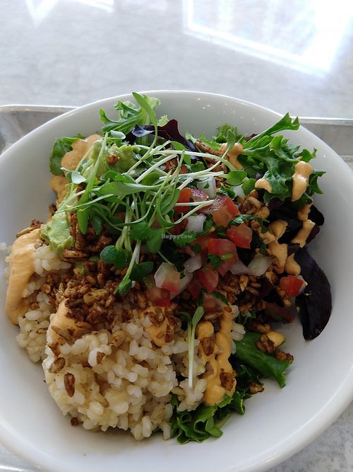 MX Brown rice bowl at Make Out in Culver City