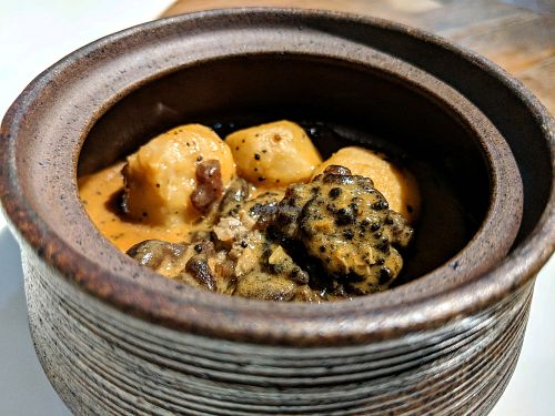 Potato with Black Truffle at WUJIE 大蔬无界 - SWFC in Shanghai