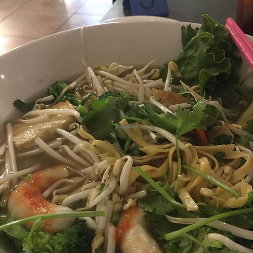 S 3 Phò-Vegan Shrimp, Chicken, Tofu-ex veg at All Chay in Salt Lake City