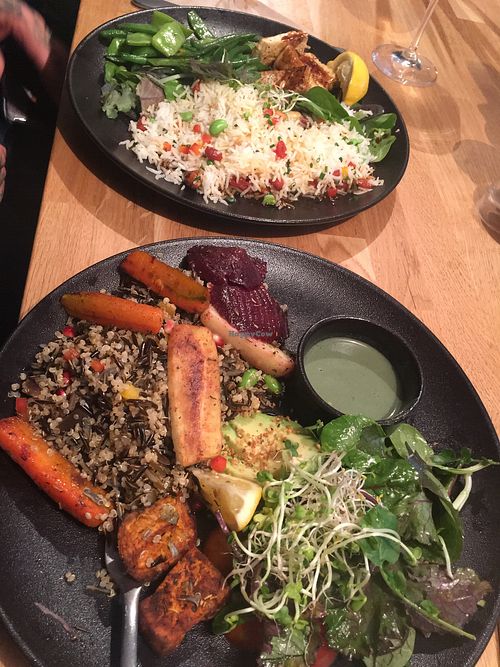 Delicious rice based meals  at VEVAY in Frankfurt