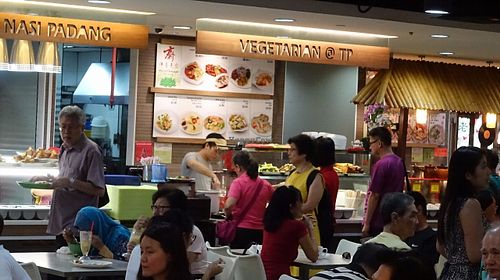 Stall front  at Foy Yin Vegetarian 佛音素食 in Central Singapore