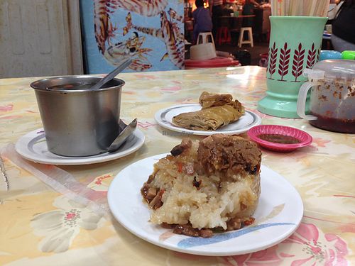 rice with soy meat at Zhēn Hǎo Wèi SùShí 真好味素食 in Kaohsiung