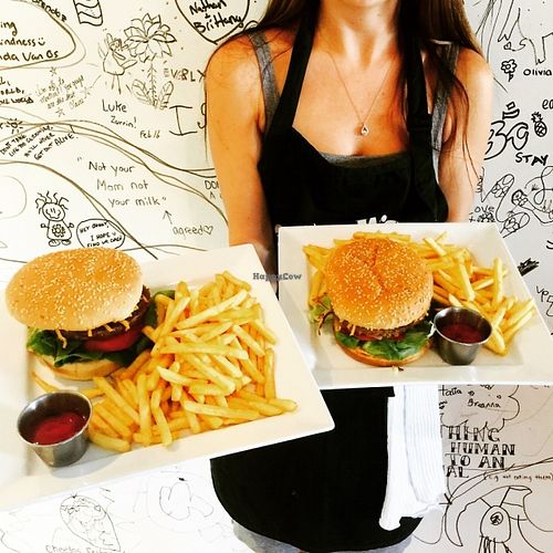 Burgers on burgers at Naked Cafe in Kelowna