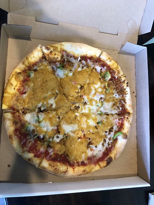 Italian pizza at Allie's Vegan Pizzeria and Cafe in Spokane