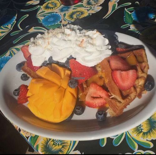 Vegan Menu Option  at Tia B's La Waffleria in Albuquerque