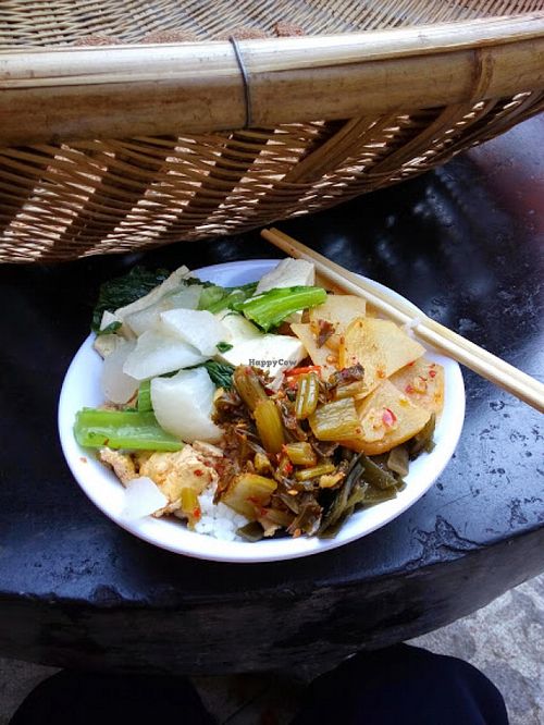 有菜根香，吃不腻，太讚了！ at Yuantong Buddhist Temple in Kunming