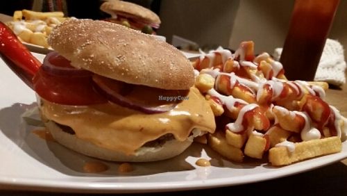 Chili Burger (not sure of Swedish name) at The Vegan Bar in Malmo