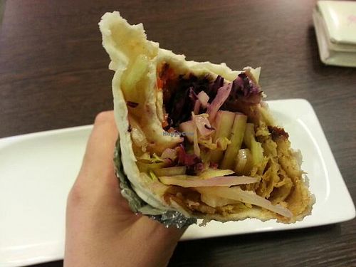 vegan Dürüm at Grenz-Kebap in Lindau