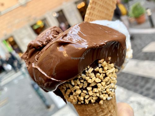 vegan nutella at Gelateria dell Angeletto in Rome
