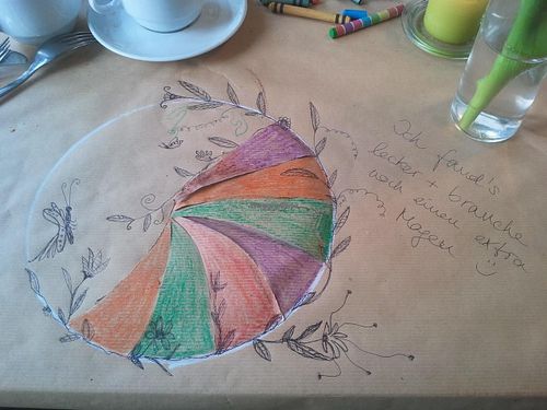 we were encouraged to leave our marks there :) at DEYNcatering in Kressbronn