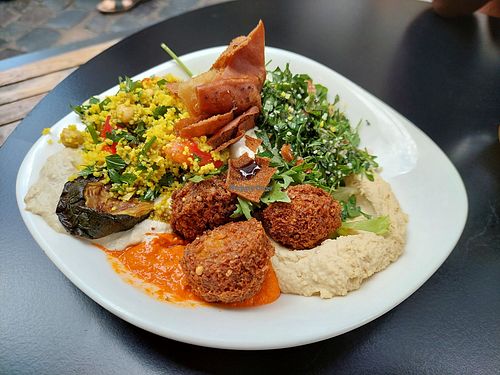 Kombiteller 8.50eur at Mahmoud's - Bergheimerstrasse in Heidelberg