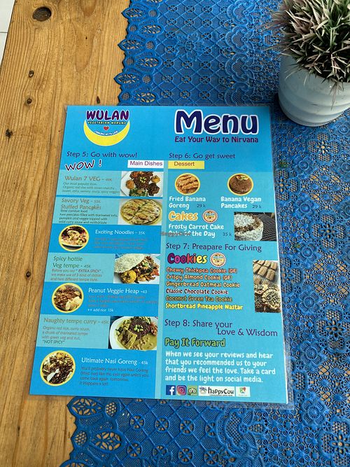   at Wulan Vegetarian Warung in Ubud