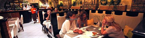 interior at Napfenyes Bistro in Budapest