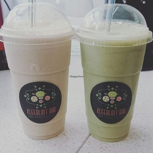 Leckere Bio-Smoothies, auch mit Superfoods at Kleeblatt Bar in Landsberg Am Lech