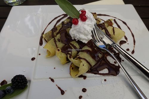 Vegan pancakes at triVida in Klagenfurt